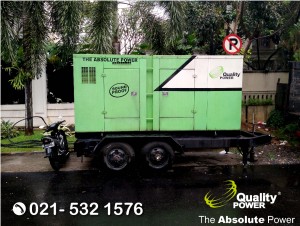 Rental AC, Genset & Misting Fan supported by Quality Power Home Party at Simprug, Jakarta, 07 July 2017.