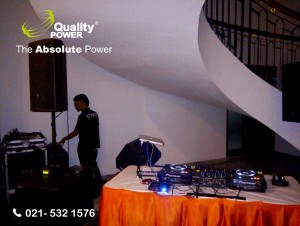 Rental AC, Genset & Misting Fan supported by Quality Power Thanksgiving at Pondok Indah Jakarta, 27 May 2017.