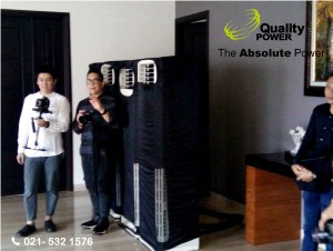 Rental AC & Genset supported by Quality Power Engagement at Artha Gading Villa - Jakarta, 3rd March 2017.