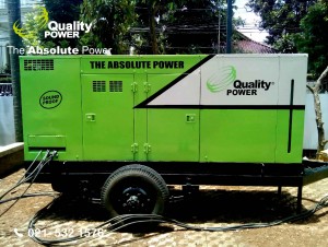 Rental AC & Genset supported by Quality Power Home party at 1st Cipinang Cempedak Road Jakarta, 12 March 2017.