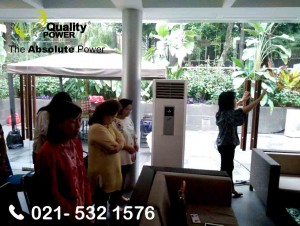  Rental AC & Genset supported by Quality Power, LOF National Prayer Meeting at Sport Club Residence 28, Jakarta, 19 February 2018.