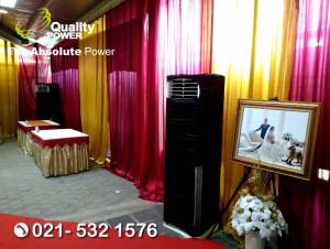 Rental AC, Genset supported by Quality Power wedding of Ev Dira & Pdm Nehemia at GIA Rajawali Selatan, Jakarta, 08 July 2017.