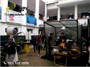 Rental AC & Misting Fab supported by Quality Power  Mandiri Coffee Party at Mandiri Museum Building Jakarta, 30 April 2017.