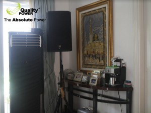 Rental AC & Sound system supported by Quality power indonesia 