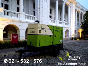 Rental Genset & Cooling Fan supported by Quality Power Wedding of Maya & Andri at Museum BI, Jakarta, 8 October 2017.