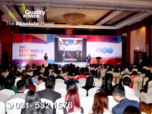 Rental Sound System supported by Quality Power BWL - The Best World Carnival at Crowne Plaza , Jakarta, 21 October 2017.