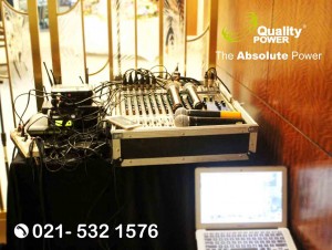Rental Sound System supported by Quality Power Birthday Party at Ritz Carlton Hotel Jakarta, 19 May 2018