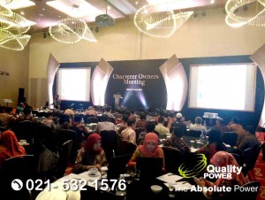 Rental Sound System supported by Quality Power, Charterer Owners Meeting at Double Tree Hotel Jakarta, 21 March 2018.