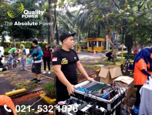 Rental Sound System supported by Quality Power, Family Gathering at Wisma 46 BNI Kota, Jakarta, 25 February 2018.