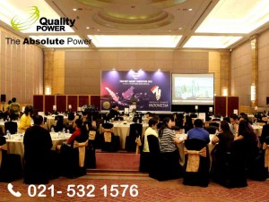 Rental Sound System supported by Quality Power, Forest City Property Agency Convention 2018 at Central Park Pullman Hotel Jakarta 18 January 2018.