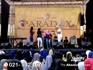 Rental Sound System supported by Quality Power Paradox 2018 at SMA Negeri 7 Depok, 12 May 2018