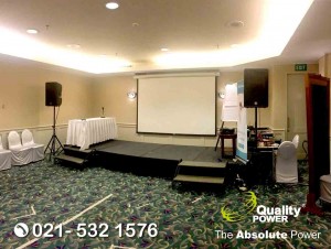 Rental Sound System supported by Quality Power Seminar at Sheraton Bandara Tangerang, 06 June 2018