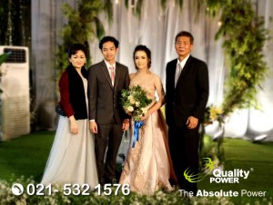  Rental Sound System supported by Quality Power, Wedding of Brandzo & Rinaldi at Segera Ancol Jakarta, 18 March 2018.