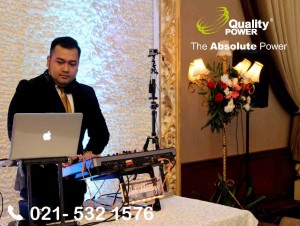 Rental Sound System supported by Quality Power, Wedding of Sonya & Lutfi at Patra Jasa Building, Jakarta, 21 January 2018.
